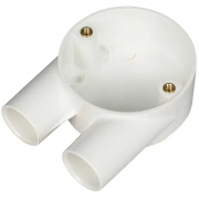 20mm White PVC Conduit U Box